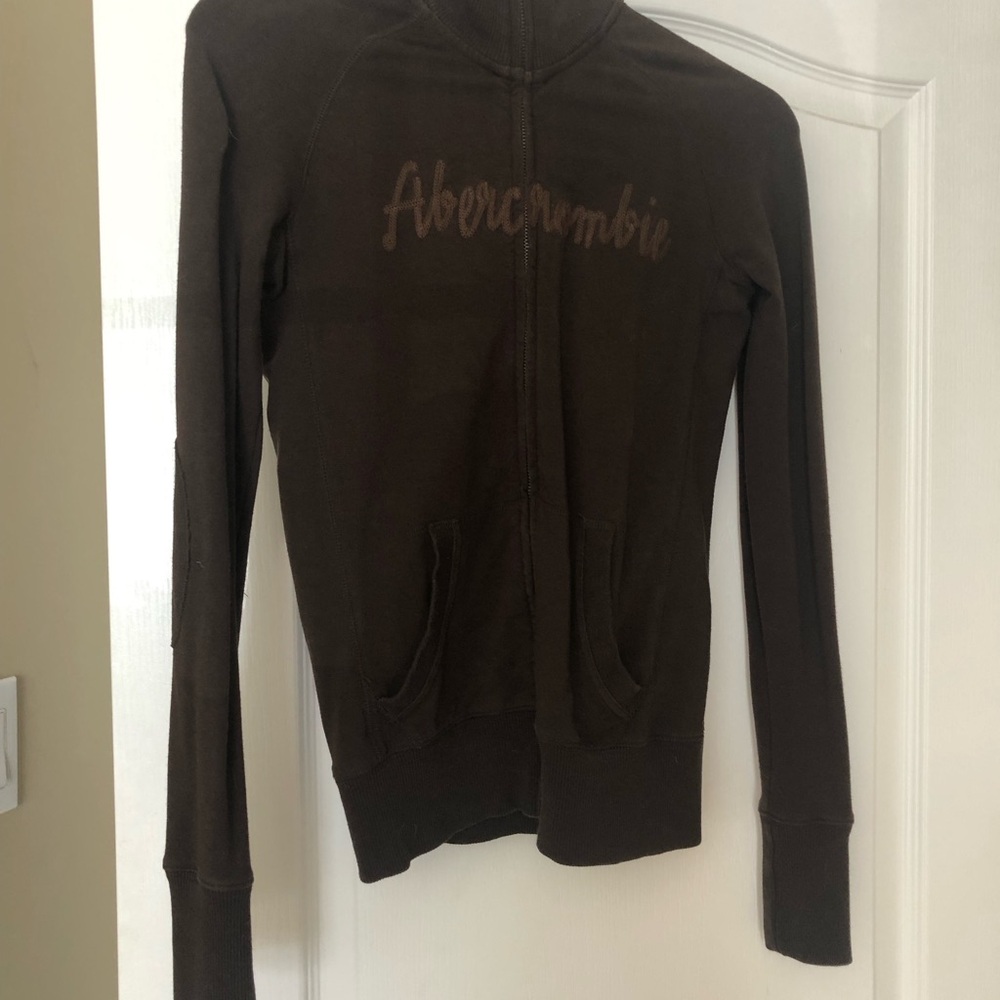 Abercrombie & Fitch Brown Hoodie